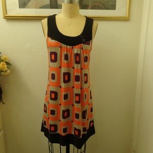 Forever 21 Mod Geometric Print Tunic Dress